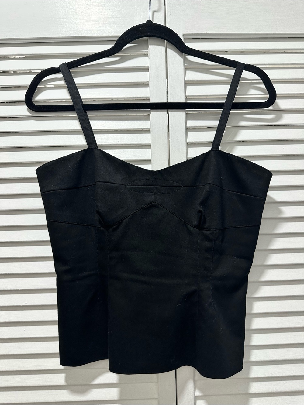 Tibi Shoulder Strap Corset Top